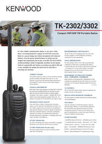 TK-2302E/T Brochure