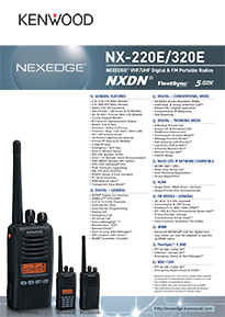 NX-220E/E2/E3 dPMR Brochure