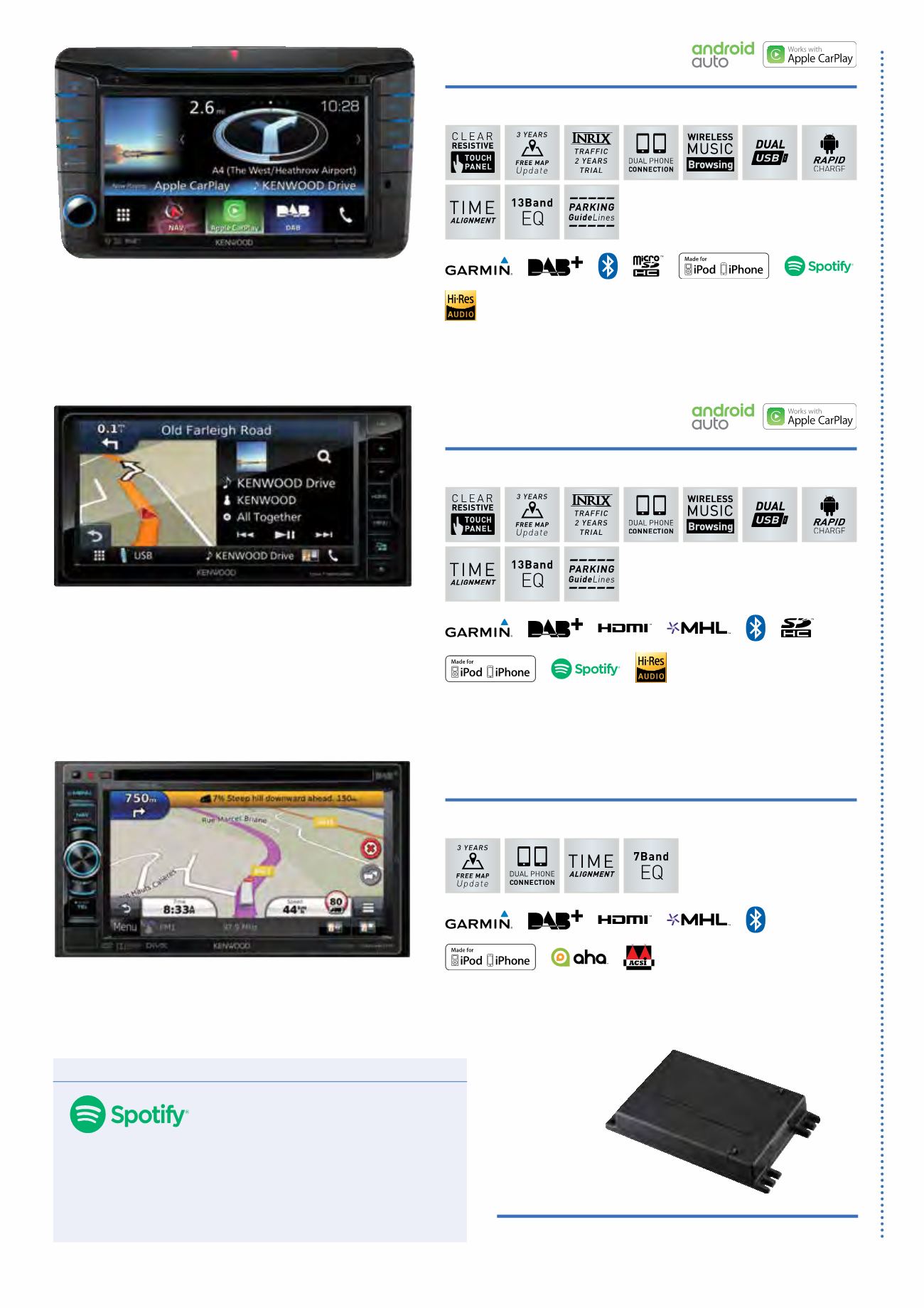 Kenwood Car Entertainment Systems 2017