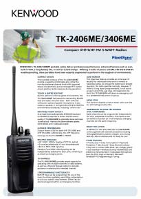 TK-2406ME/3406ME Brochure