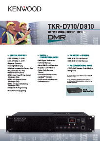 TKR-D710 & TKR-D810 Brochure